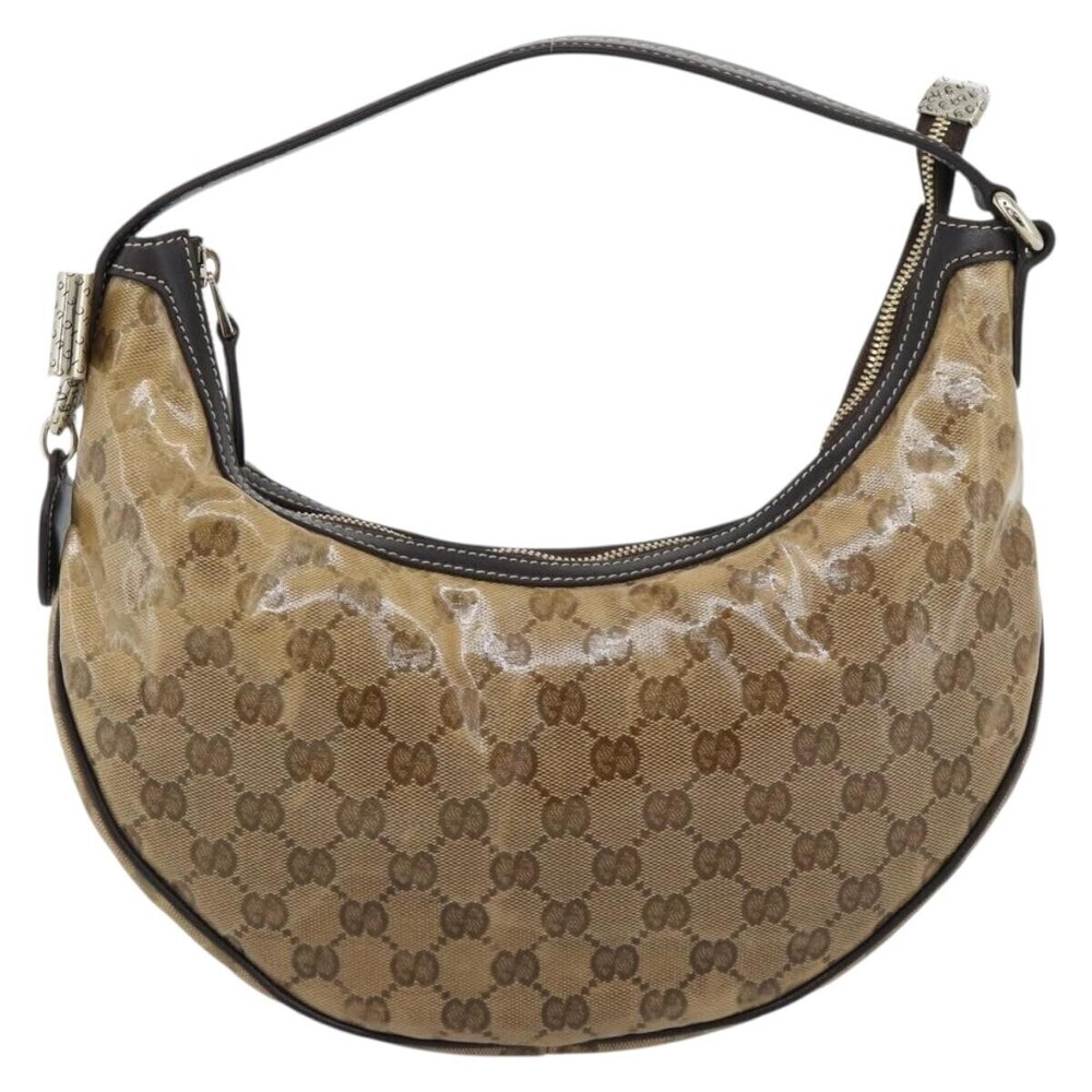Gucci Vintage Hobo Crystal Canvas